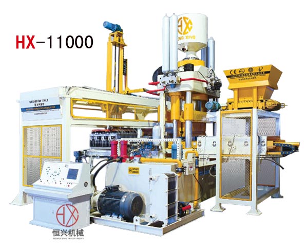 灰砂磚機HX1100靜壓制(zhi)磚機