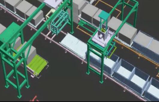 水泥(ni)發泡砌(qì)塊生産(chan)線 泡沫(mo)混凝土(tu)砌塊生(shēng)産線3D視(shi)頻