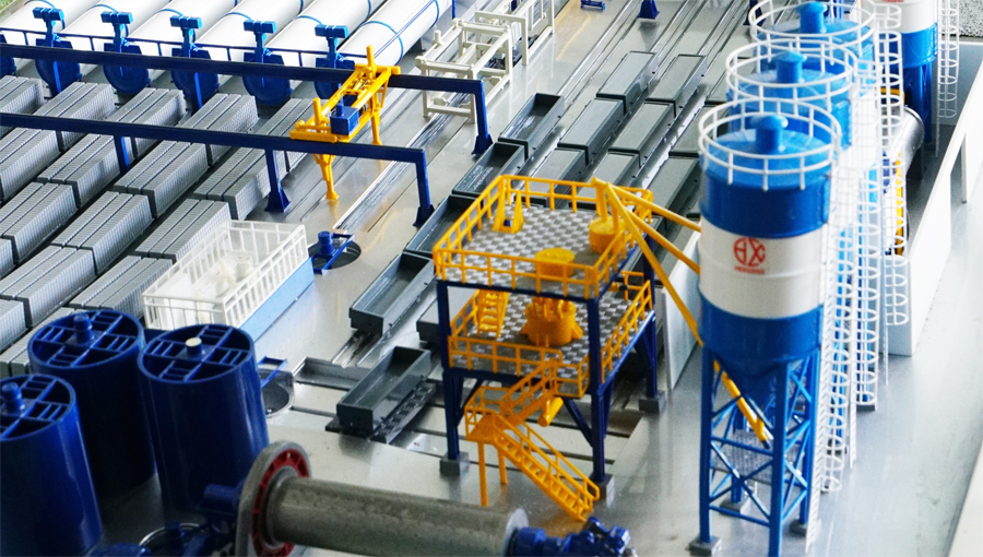 加氣(qi)混凝土砌塊生産(chǎn)線